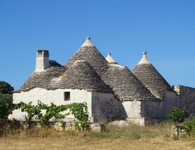 the beautiful medieval house in the village of alberobello. puglia, italy.