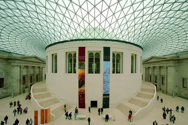 Interiér Britského Muzea — Stock fotografie