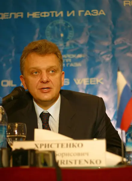 Министр Электроэнергетики Украины Виктор Христенко — стоковое фото
