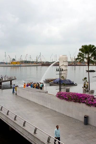 Merlion heykeli Singapur