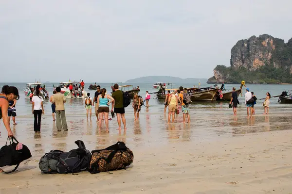 Морской Пляж Railay Таиланд — стоковое фото