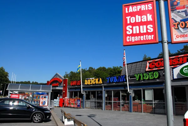 Swedish Shop Travel Place Background — Stock Photo, Image
