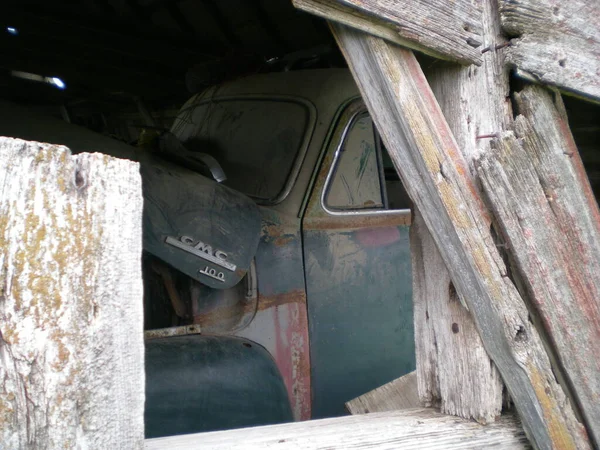 旧车的景观 — 图库照片