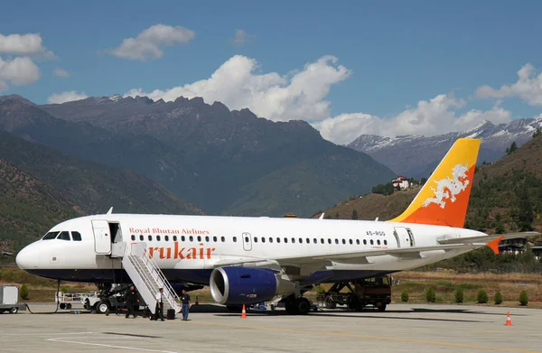 Bhutans Airline Druk Air — Stock Photo, Image