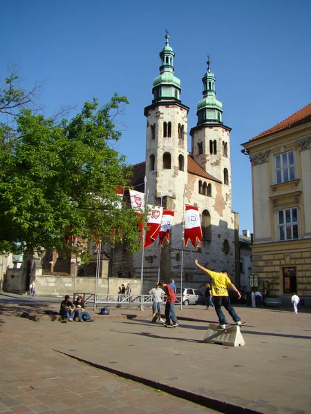 Андріївська Церква Кракові — стокове фото