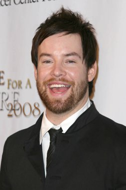 American Idol galibi David Cook, 21 Haziran 2008 'de Beverly Hills, Kaliforniya' da bulunan Entertainment Fox Broadcasting Company Başkanı Kevin Reilly onuruna UCLA Jonsson Center Foundation 'ın 