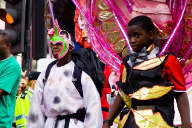 Sibiu City, Romanya - 14 Haziran 2019. Londra'dan Notting Hill Karnavalının Lezzetleri Romanya'nın Sibiu Uluslararası Tiyatro Festivali'nde sahne aldı