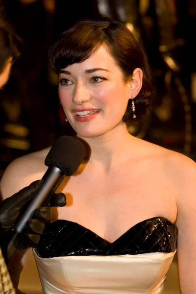 Laura Michelle Kelly Arrival European Premiere Sweeney Todd Odeon Leicester — Stock Photo, Image