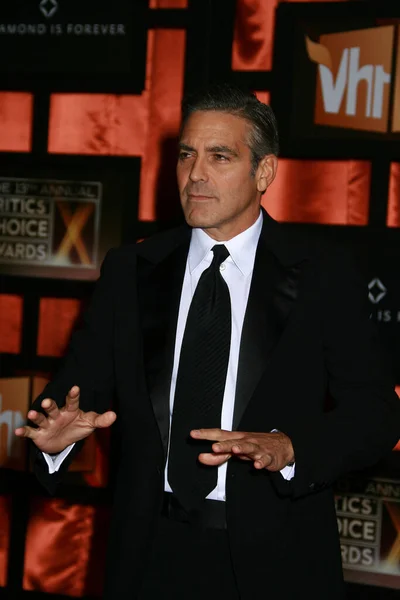 Santa Monica Styczeń Aktor George Clooney Przybywa Trzynastą Rocznicę Wręczenia — Zdjęcie stockowe