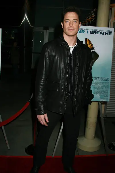 Los Angeles January Brendan Fraser Arrives Air Breathe Premiere Hosted — Stock Photo, Image
