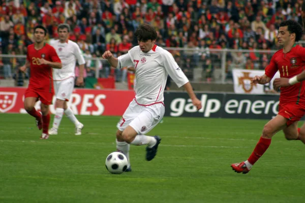 Fußballspiel Portugal Euro 2008 — Stockfoto