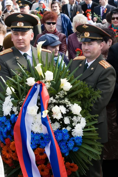 Празднование Дня Победы Восточная Европа Риге — стоковое фото