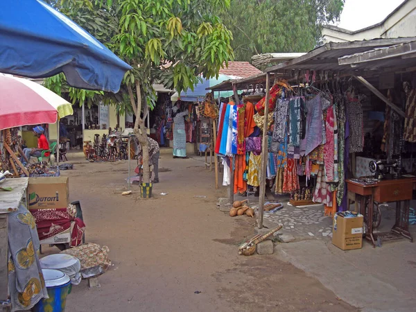 Blick Auf Den Senegambischen Kunsthandwerkermarkt — Stockfoto