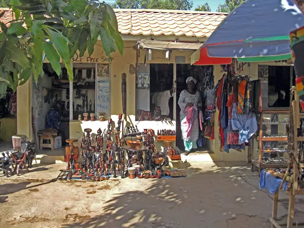 View Senegambia Craft Market — Stock Photo, Image