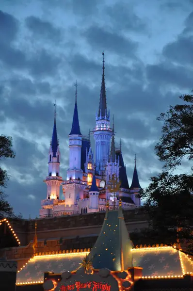 Castillo Legendario Disney Disneylandia — Foto de Stock