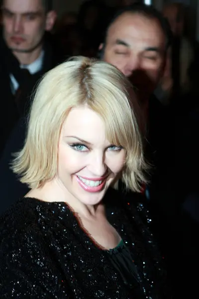 Kylie Minogue Kylies Brit Award Feestje — Stockfoto