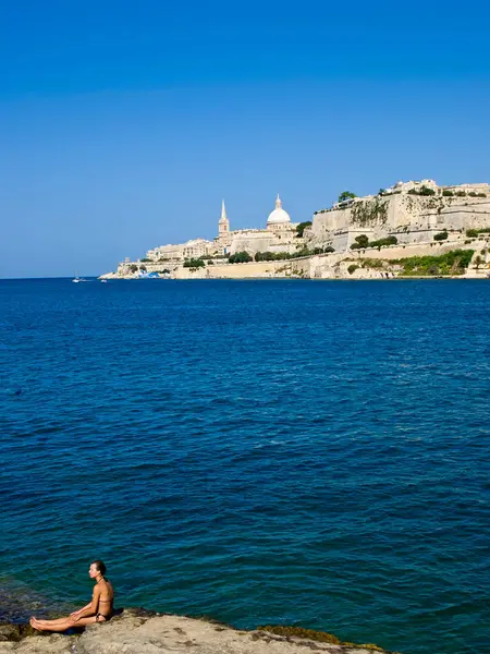 Valletta City View Malta — Stock Photo, Image