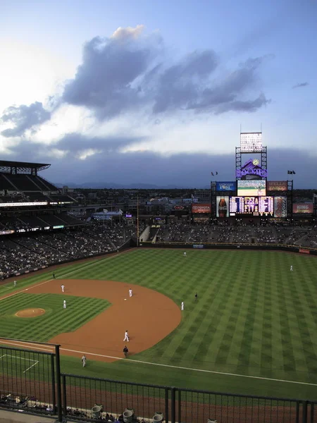 Coors Field Colorado Rockies Baseball Game Concept — Stock Photo, Image