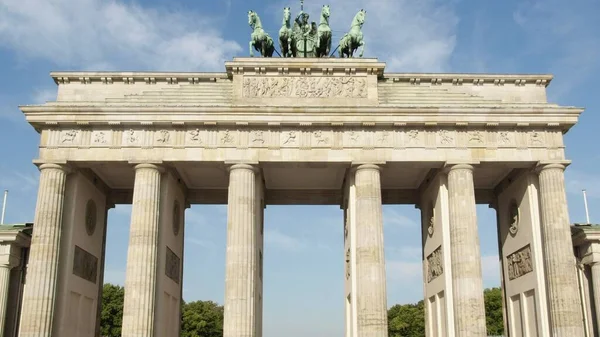Uitzicht Brandenburger Tor Berlijn — Stockfoto