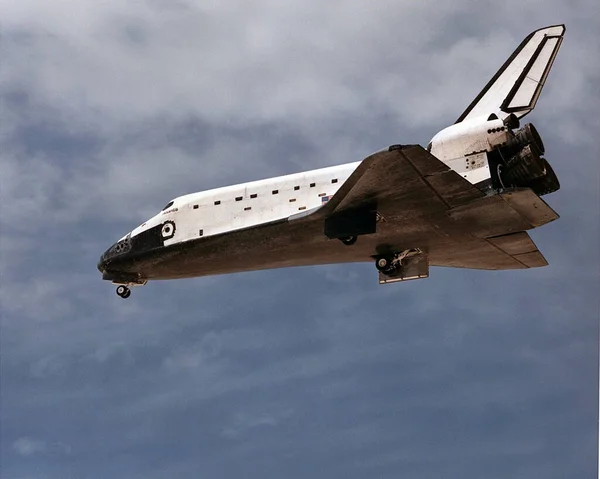 Sts Landing Spaceship Sky — Stock Photo, Image
