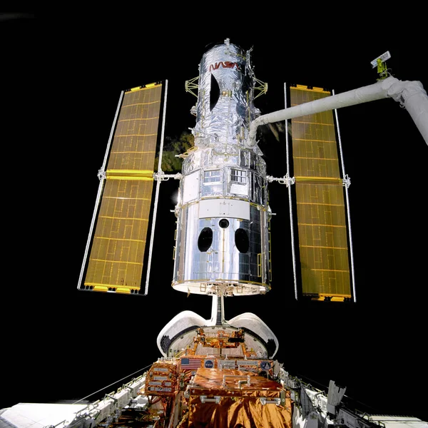 Hubble Redeployment Dark Space — Stock Photo, Image