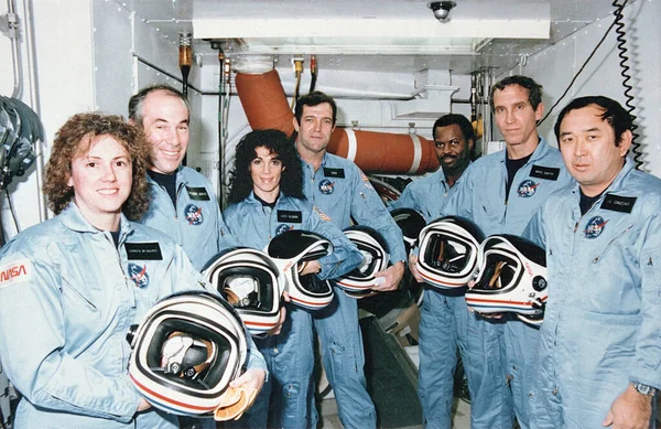 Challenger Crew White Room — Stock Photo, Image