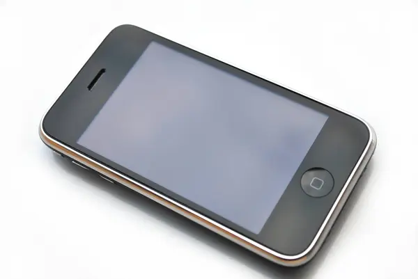 Iphone White Background — Stock Photo, Image
