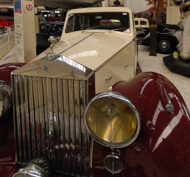 retro araba detay, yakın çekim 