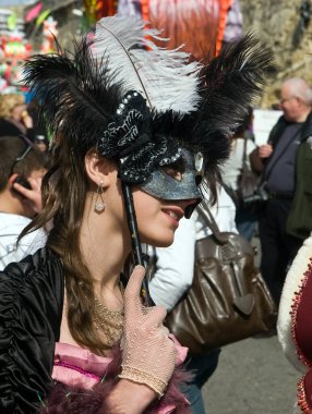 Malta Karnavalı 'ndaki insanlar 