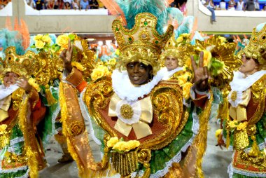 Rio de Janeiro 'daki güzel karnaval.