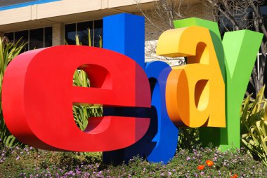 San Jose, California, 28 Mart 2009 - eBay Şirketi Logosu