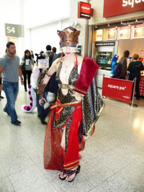 30 Mayıs 2010 'da Londons Excel Center' da Cosplay Etkinliği