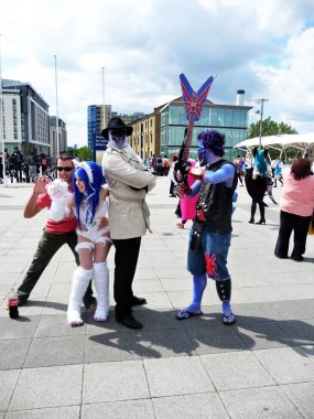 30 Mayıs 2010 'da Londons Excel Center' da Cosplay Etkinliği