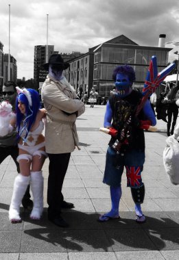 30 Mayıs 2010 'da Londons Excel Center' da Cosplay Etkinliği