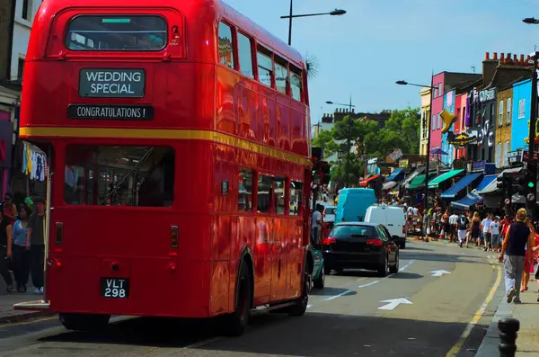 Dubbeldekker Bus Londen — Stockfoto