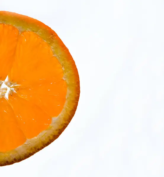 Appelsinfrukt Isolert Hvit Bakgrunn – stockfoto