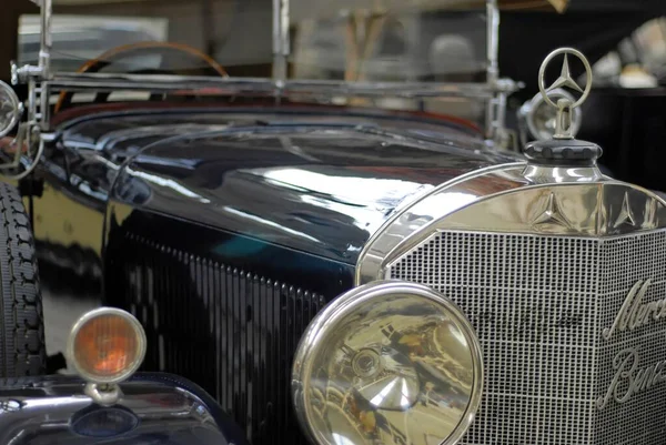 Cropped Section Vintage Car Closeup View — Stock Photo, Image