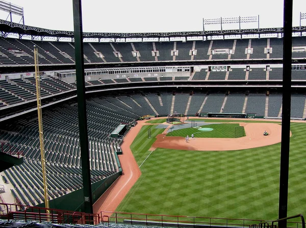 Texas Rangers Ballpark Arlington Concepto Juego Béisbol — Foto de Stock