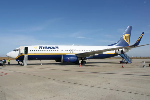 Ryanair Plane Airport — Stock Photo, Image