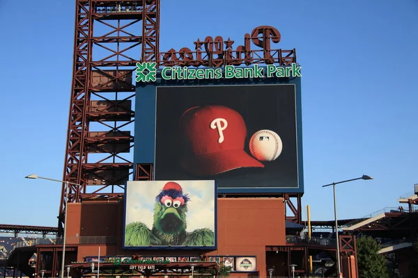 Citizens Bank Park Philadelphia Concepto Juego Béisbol — Foto de Stock