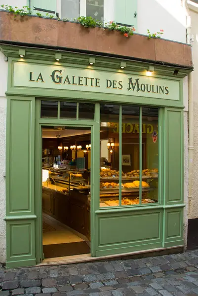 Пекарня Париже Франция — стоковое фото