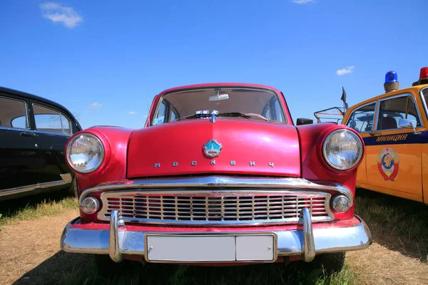 Vintage Russian Car Utställning — Stockfoto