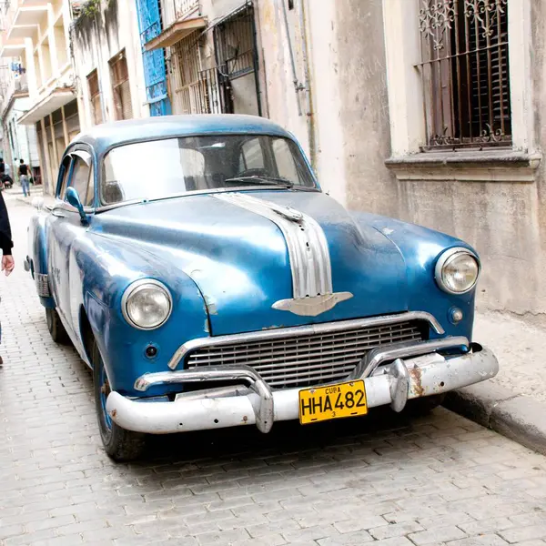 Piękny Pojazd Retro Hawanie Kuba — Zdjęcie stockowe