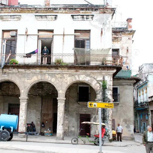 Vista Cidade Velha Rua Cidade Havana Cuba — Fotografia de Stock