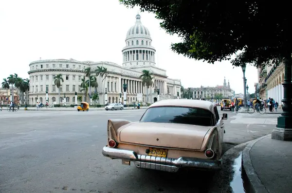 Krásné Retro Vozidlo Havaně Kuba — Stock fotografie