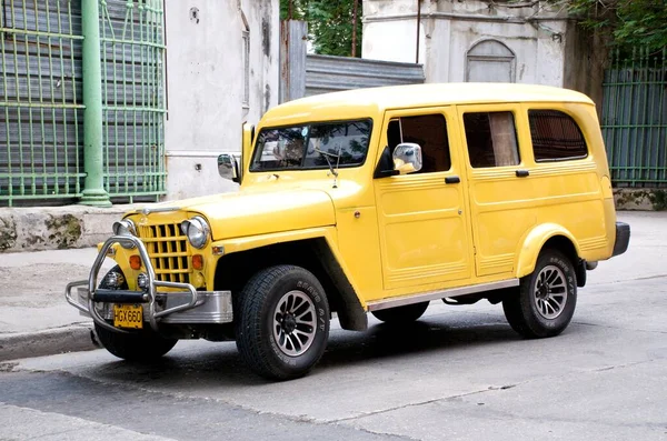 Havana Küba Güzel Bir Retro Araç — Stok fotoğraf
