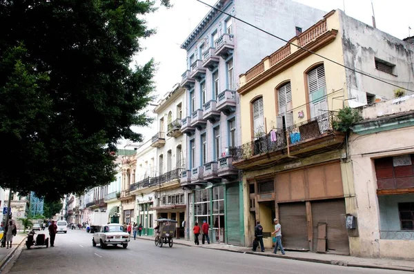 View Old City Street Havana City Cuba — Stock Photo, Image