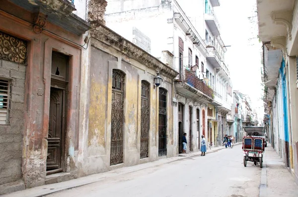 Widok Ulicę Hawana Kuba — Zdjęcie stockowe