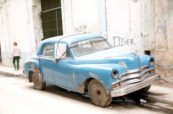 Bellissimo Veicolo Retrò Avana Cuba — Foto Stock