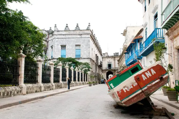 Malownicze Ujęcie Starej Architektury Hawanie Kuba — Zdjęcie stockowe